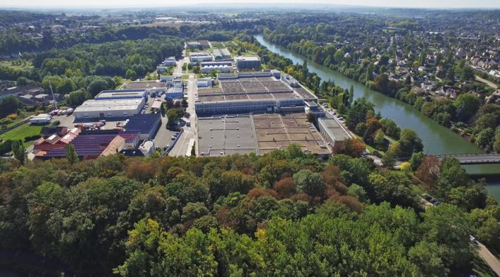 Visuel vue l'usine de Méry et de l'Oise