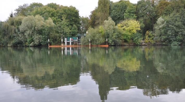 La prise d’eau de l’usine de Méry-sur-Oise.