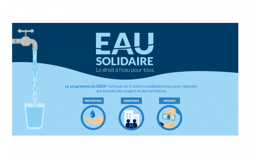 Visuel de la campagne Eau Solidaire