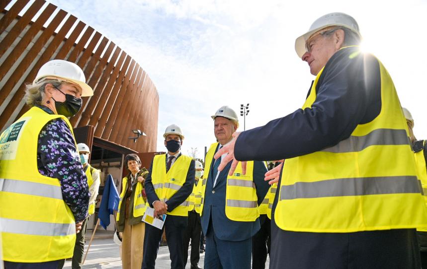 Inauguration de la station de Bruyères-de-Sèvres le 7 octobre 2021