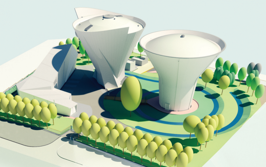 Vue aérienne BIM - Palaiseau