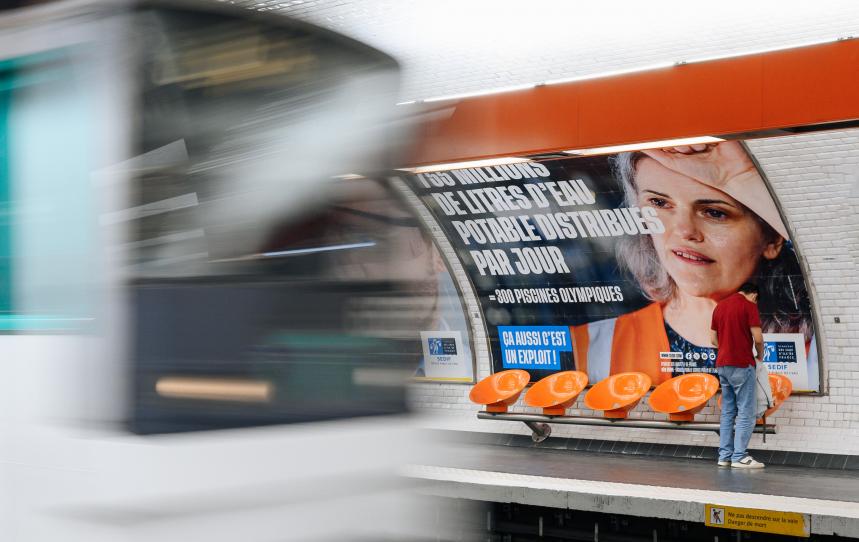 Campagne JO métro