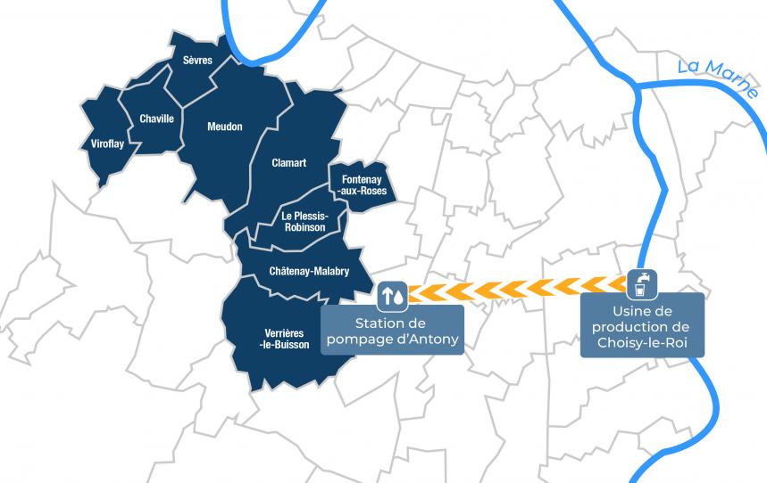 Carte station Antony