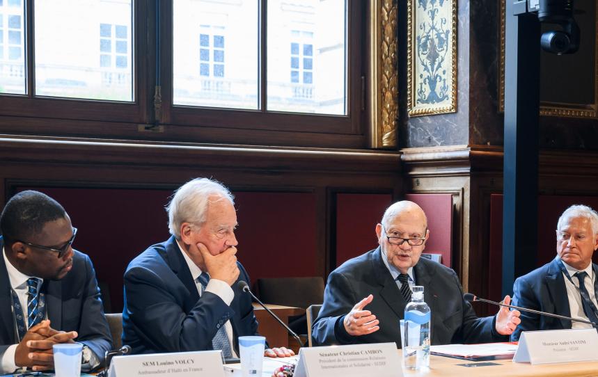 Photo Colloque Solidarité Eau - Sénat