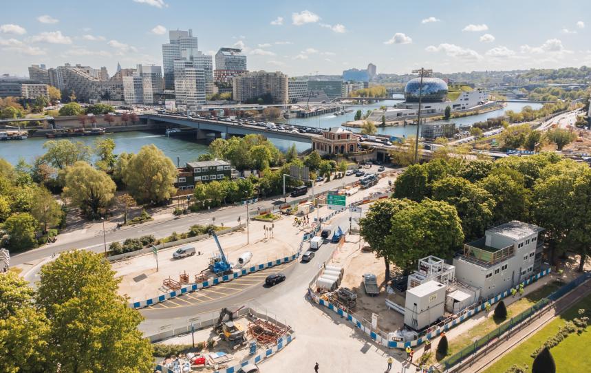 Travaux échangeur de Sèvres